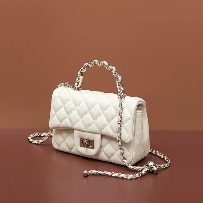 Borsa Sottobraccio - Una Borsa a Spalla Singola di Alta Gamma con Uno Stile a Tracolla Inclinata Piccola Quadrata