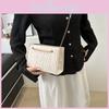 Trendy Cross-border Leisure Folded Diamond Grid Underarm Single Shoulder Bag Female 2024 Spring New Style