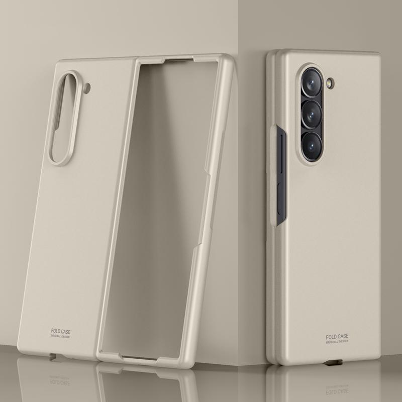 

Для Samsung Galaxy Z Fold6 5G чехол Skin-Touch Hard PC Phone Cover Titanium Grey