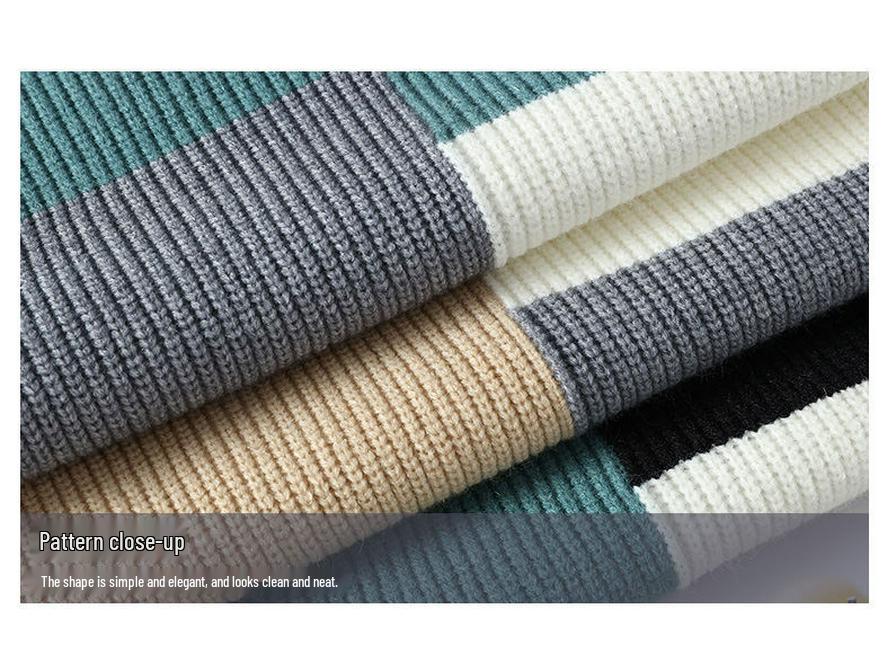 Men's Casual Half-High Collar Sweaters - New for Autumn/Winter 2024