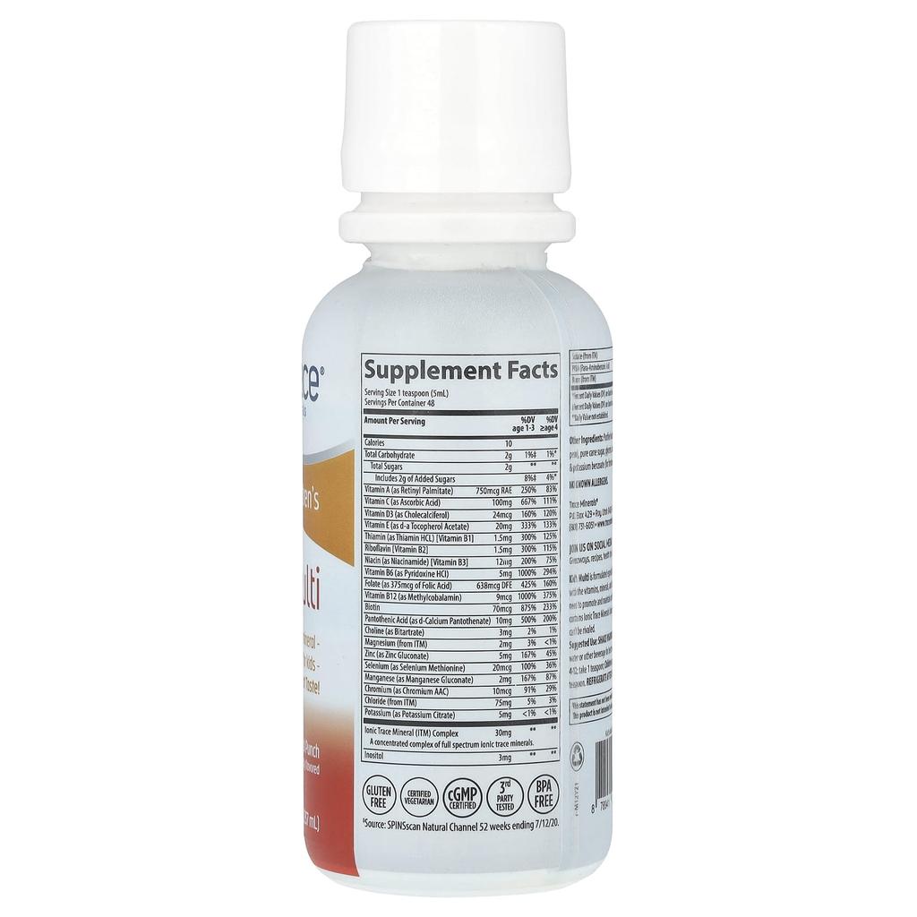 Trace, Children's Multi, Citrus Punch Flavor, 8 Fl Oz (237 Ml)