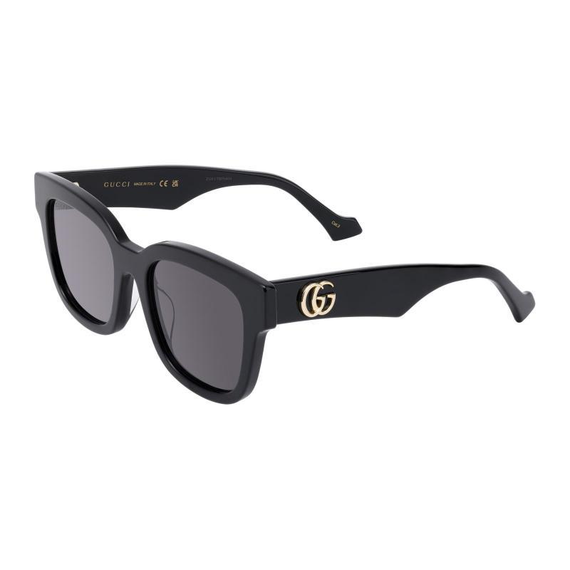 GUCCI Square Frame Sunglasses Black Women's Acetate Square Sunglasses Women's