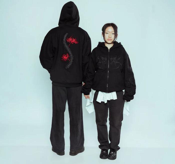 2025 Unisex Locker geschnittener Outdoor-Hoodie mit Buchstabenaufdruck