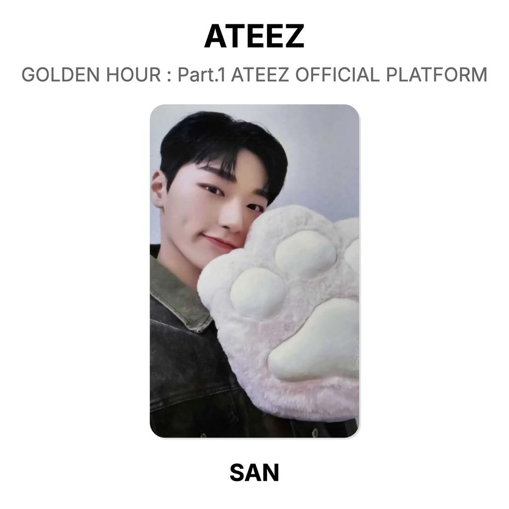 ATEEZ GOLDEN HOUR : Part.1 ATEEZ OFFICIAL PLATFORM Official Photocard