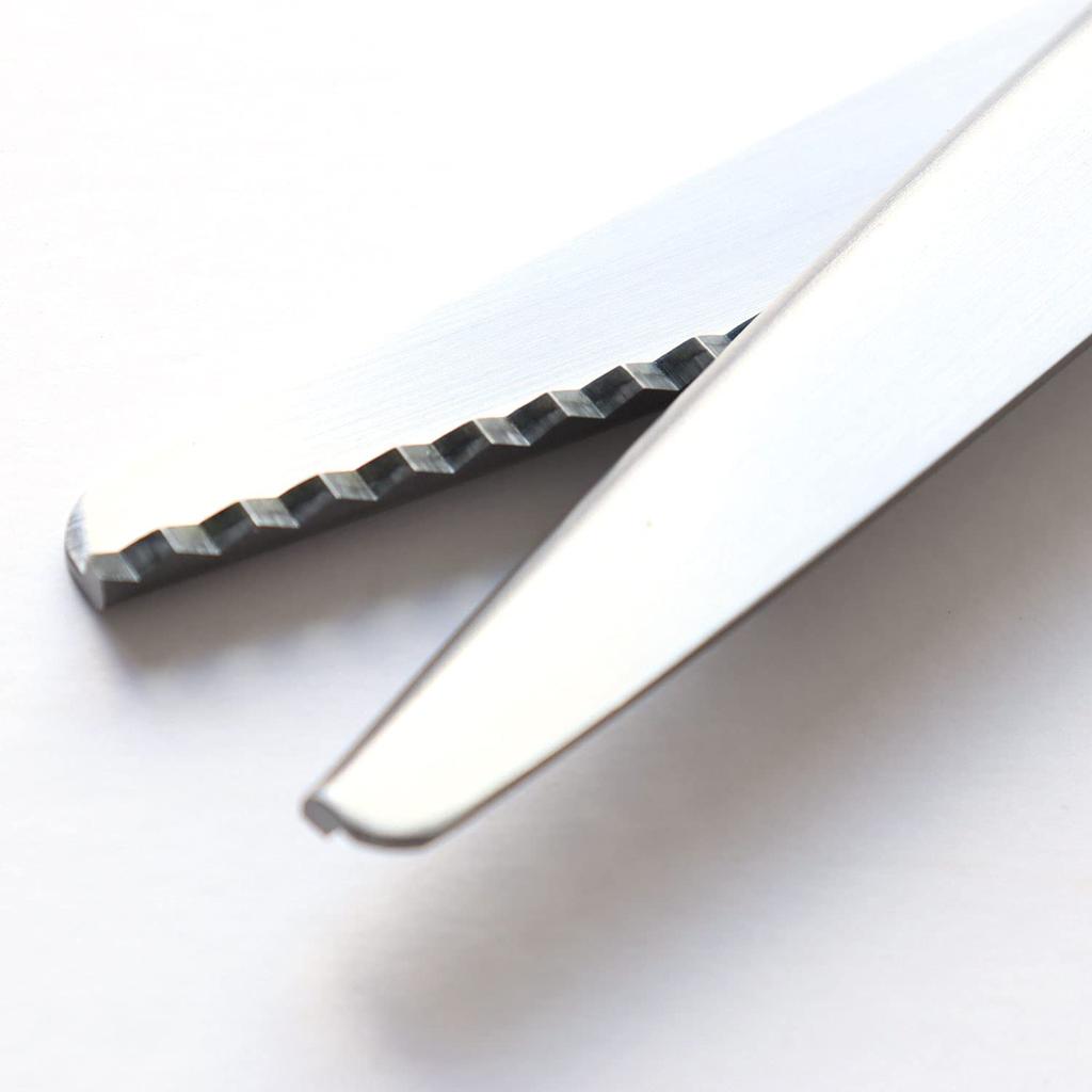 NASKA Misuzu Pinking 1 Silver Scissors, 210mm, Piece, FMS818,