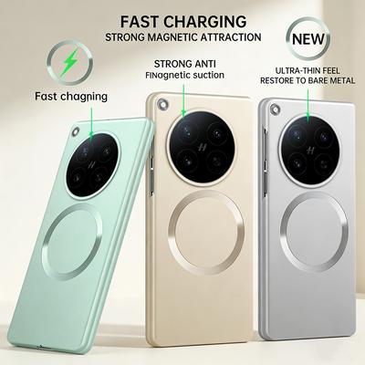 Schlanke Ränder mit magnetischem Ring Handyhülle für OPPO Find N6 find N5 N3 Ultra dünne Hartschalen-Kamera-Schutzhülle