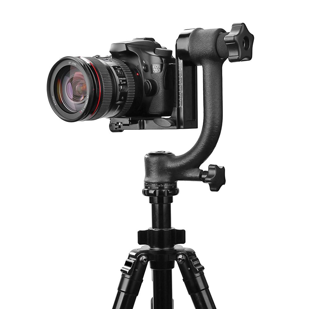 Photography Gimbal Tripod Head Telephoto Lens Bird Monopod Aluminum Alloy Head for Professional Photography Supplies