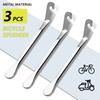3Pcs Bicycle Tyre Lever Tube Repair Tool Steel Curved Bike Tire Opener Crow Bar MTB Road Cycling Wheel Repair Tools Accessories