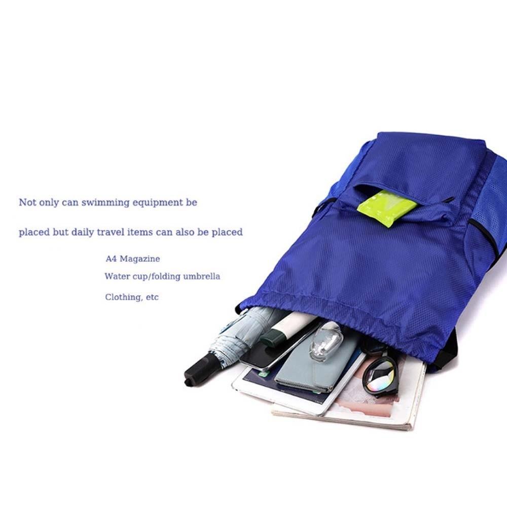 Large Capacity Oxford Cloth Backpack Portable Drawstring School Bag Gym Drawstring Bag Students