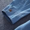 Men's Denim Shirts Plus Size Long Sleeve Jean Shirts