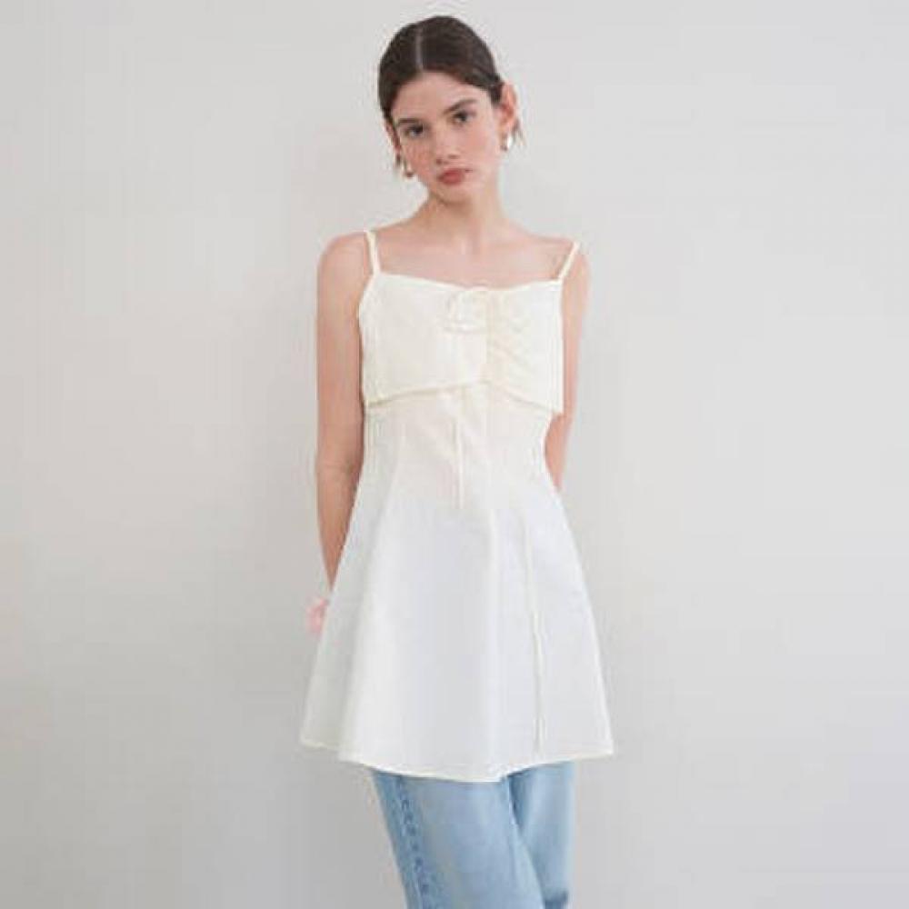 

On On Layered Blouse Neck String Point New5xb220 IVORY/66