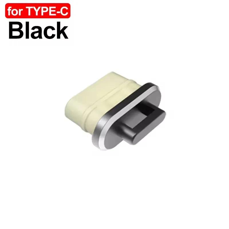 6/1Pcs Type C Charging Port Protector Stopper Cap Cover DIY Dust Plugs Pendant for iPhone 17 Samsung Anti-Dust Plug with Hole