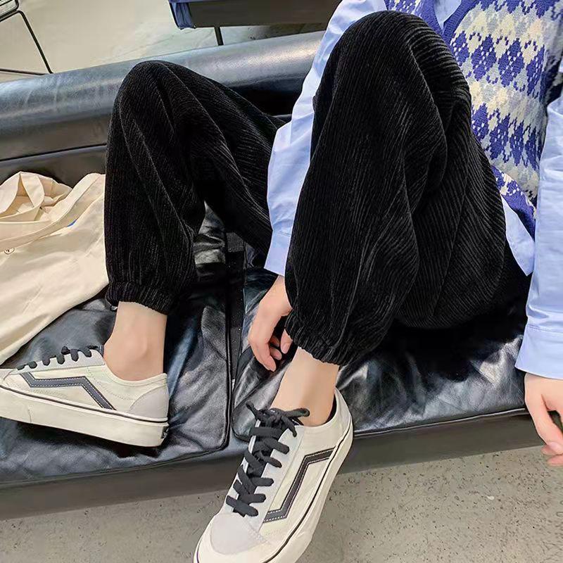 Chenille Velvet Wide-Leg Maternity Pants - Spring/Autumn, Outdoor Casual, Plus Belly Support