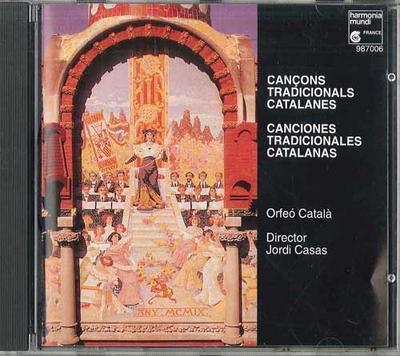 CD JORDI CASAS - Cancons Tradicional Catalanes HMI987006 HMI France World Music Used