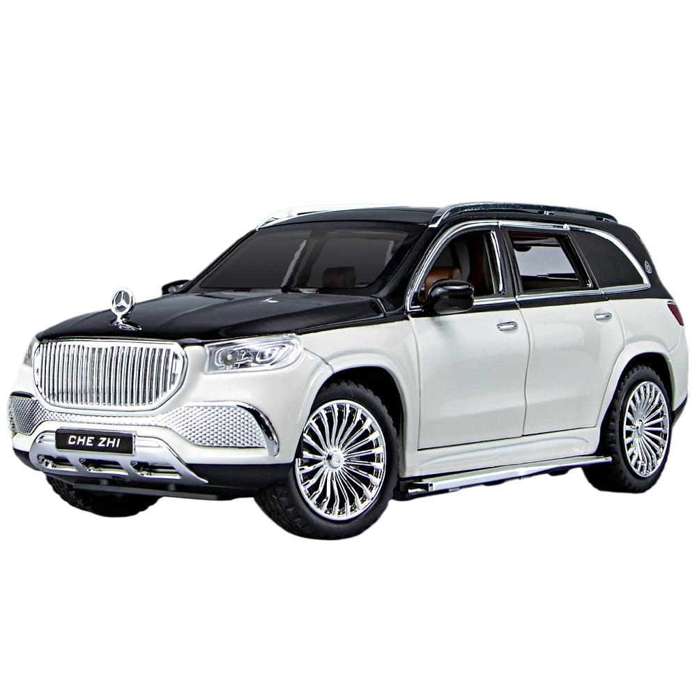 1/24 Scale Simulation Benz Maybach GLS600 Alloy SUV Diecast Metal Model Collection of Hobby Decorative Fine Ornaments Kid Toy