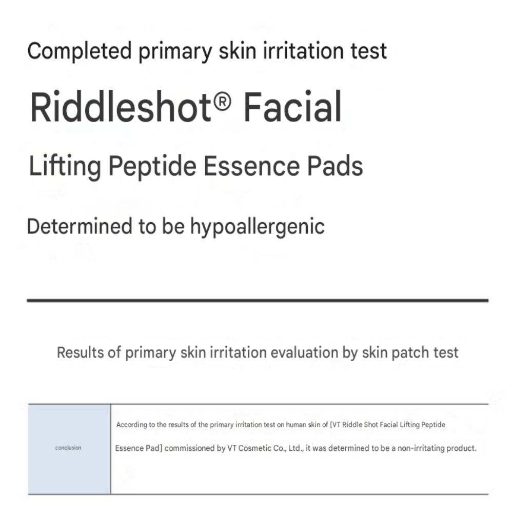 VT Reedleshot Gesichtslifting Peptid Essenz Pad – 8 Stück