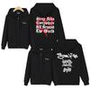 Stray Kids Reißverschluss Hoodie Kpop STAY Merch Unisex Lässig Langarm Durchgehender Reißverschluss Cardigan Sweatshirt Herbst Winter Streetwear Jacke