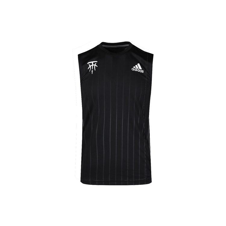 Adidas Basketball Jerseys Men's Black Moderate Straight Fit FH7724