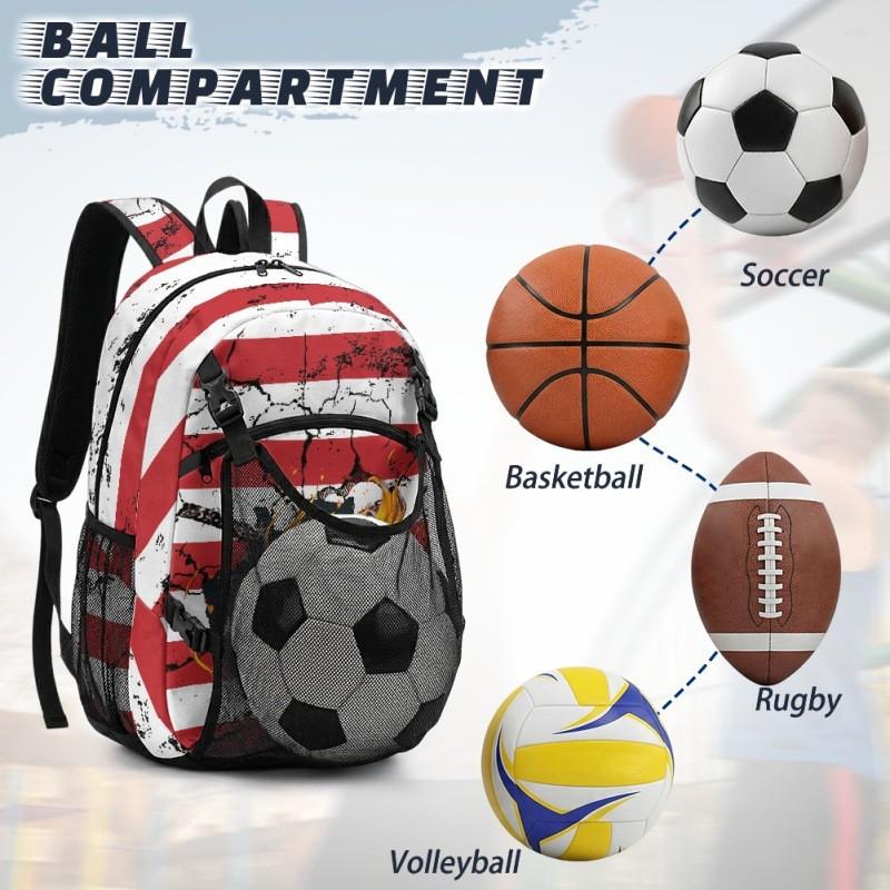 Large Capacity Basketball Backpack Men Women Lightweight Sports Bag Volleyball Soccer Beach Outdoor Use