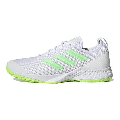 CourtFlash White Beam Green Herren-Sneakers Wolkenweiß Solar-Grün GY4007
