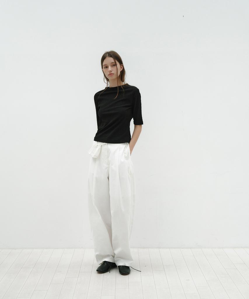 Loutaideu Detachable Pocket Balloon Pants [White]