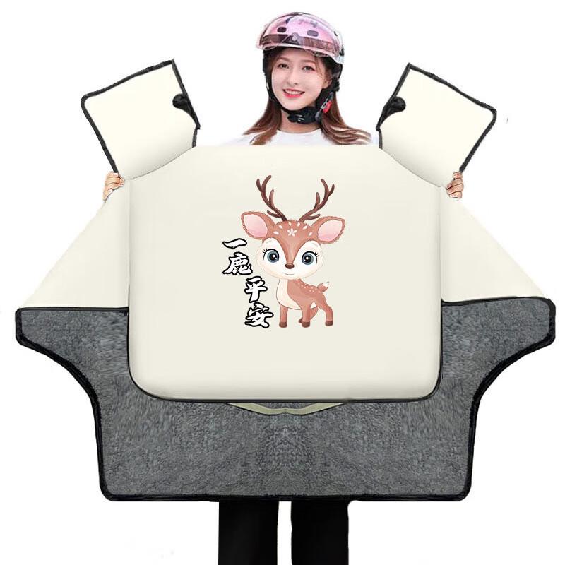 Winter Fleece-Lined Electric Scooter Windproof Cover