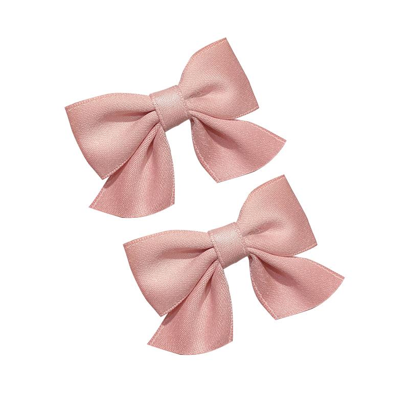 2 Teile/satz Süße Kleine Mädchen Haar Clips Nette Bögen Kinder Baby Haarnadeln Barrettes Einfarbig Bowknot Kinder Mädchen Haar Zubehör