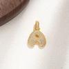European-American Trend Zirconia Necklace with Inlaid Full Diamond 26-Letter Alloy Women's Pendant