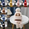 Childrens Knitted Hat And Scarf Set With Windproof Warmth For Winter Play