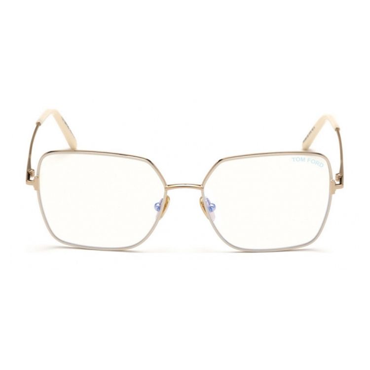 Occhiali Ottici Quadrati in Metallo Versatili alla Moda TF Occhiali da Uomo TF5739B-025
