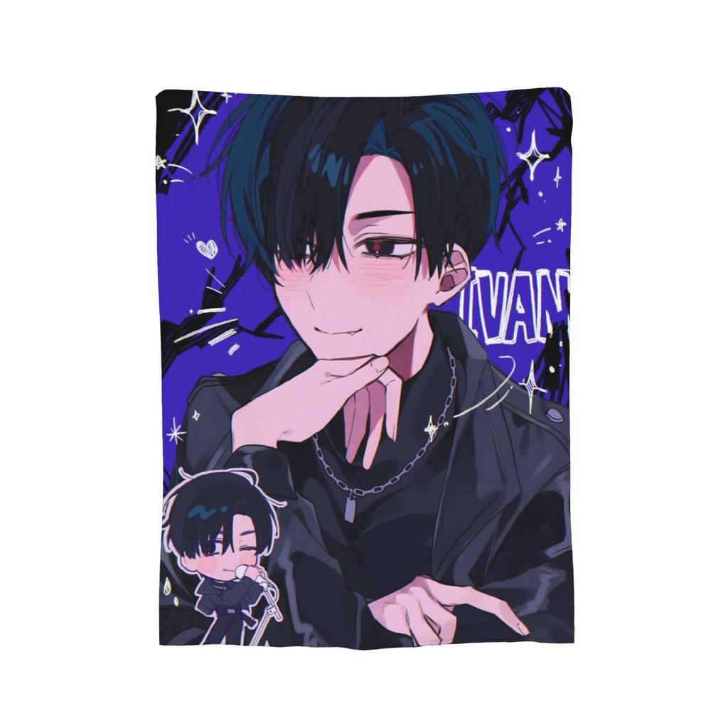 Alien Stage Anime Blankets Flannel  Winter   Multifunction Soft Throw Blankets for Home Bedroom Bedspreads