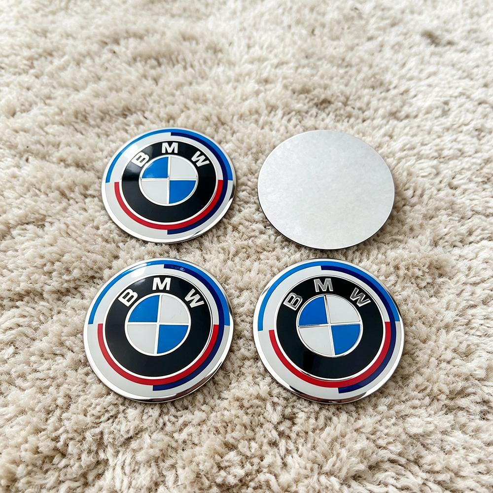 For BMW M 4pcs 56MM 60MM 65MM Car Hub Cap Badge Center Hat Sticker For BMW M Logo E46 E36 E34 F10 E90 F30 E60 F30 E53 E30 E92 E87 X1 F31