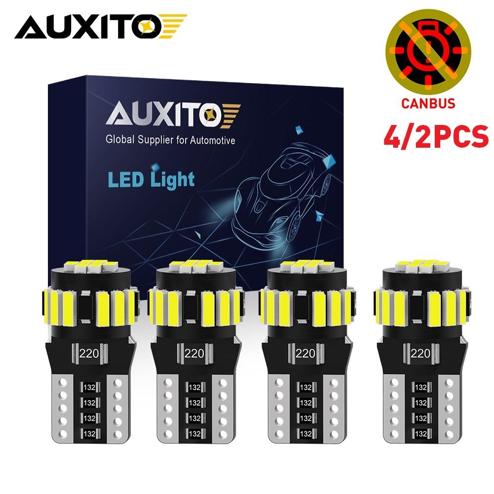 AUXITO 4/2Pcs W5W T10 LED CANBUS No Error 5W5 194 168 Map Dome Lights Parking Light Interior Side Bulb for Hyundai Tucson Santa Dome Lights 6