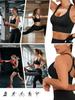 Women's Sports Bra with Adjustable Buckle Design, Suitable for Yoga and Gym Training - Breathable Elastic Fabric.