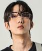 KOLEAT Titanium Geek Chic Transparent Blu-Ray Blocking Big Glass Glasses [Bstg] Men Ver.
