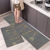 Tappetino da cucina Tappeto a striscia lunga per corridoio della camera da letto Tappeto morbido e antiscivolo Tappetino per ingresso Accessori da cucina