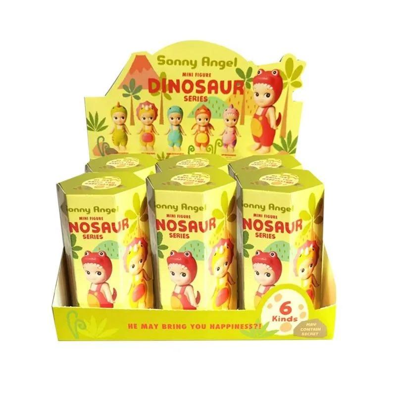 Sonny Angel Blind Box Mystery Dinosaur Series Mini Anime Figurines Car Ornaments Children Christmas Birthday Gifts S and Random Trendy Surprise