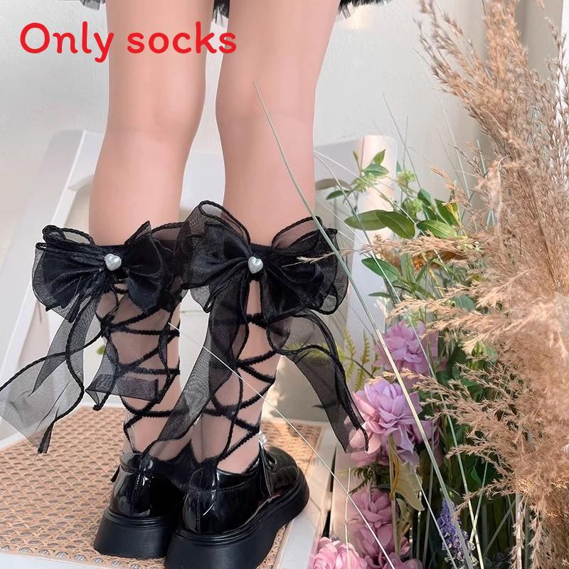 Nylon Girl Socks With Antibacterial Breathable Moisturewicking For Children Spring Summer