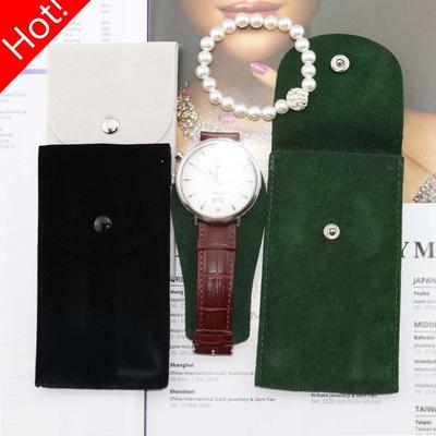 NEW Portable Flannelette Watch Pouch Storage Bag Single Watch Travel Organizer Display Pouch Gift Bag Watch Dust Protection Case
