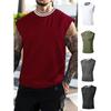 Sommer Gestricktes Vertikalstreifen Fitness Sport Freizeit Slim Fit Tanktop Für Herren Ärmelloses Breitträger Tanktop Für Herren