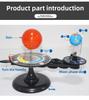 Hand-Cranked Solar System Motion Model - Stunning Astronomy Desk Decor with Rotating Planets |   Unique Space-Themed Display Gif