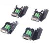 DB9 Male-Female Solderless Serial Port Cable Adapter with Shell — RS232/485 Terminal Plug