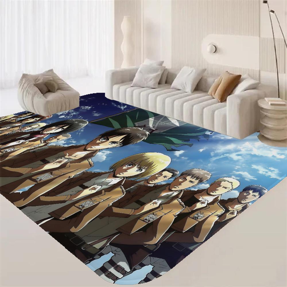 A-Attack On T-Titan Room Mats Retro Multiple Choice Living Room Kitchen Rug Non-Slip Welcome Rug