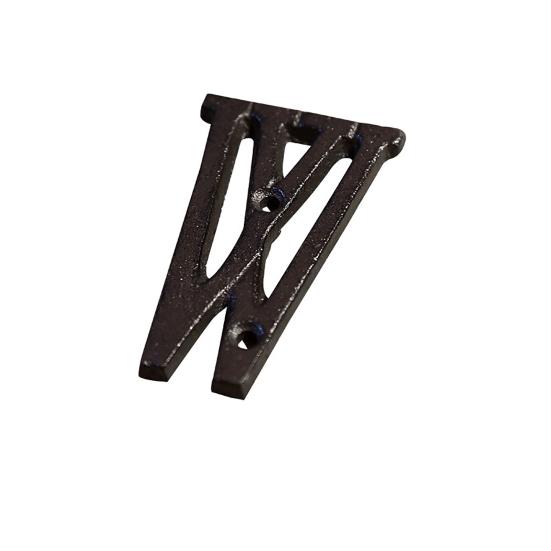 Retro Style Groceries Cast Iron Metal Creative DIY House Doorplate Letter Symbol