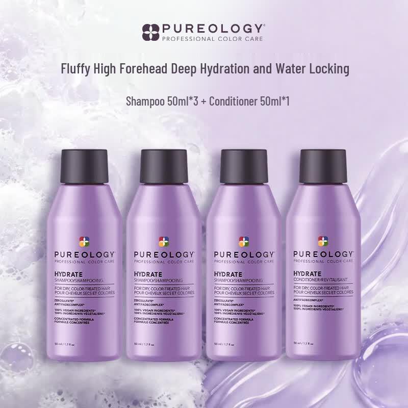 

PUREOLOGY Hydrate & Color Care Shampoo & Conditioner Travel Set