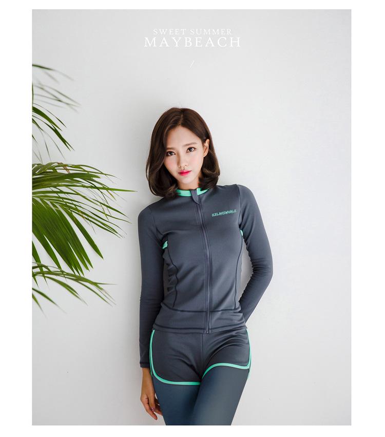 Korean Style Couple Wetsuit: Women’s Jellyfish Suit & Men’s Snorkeling Long Sleeve Swimsuit, Quick Dry, Sun Protection