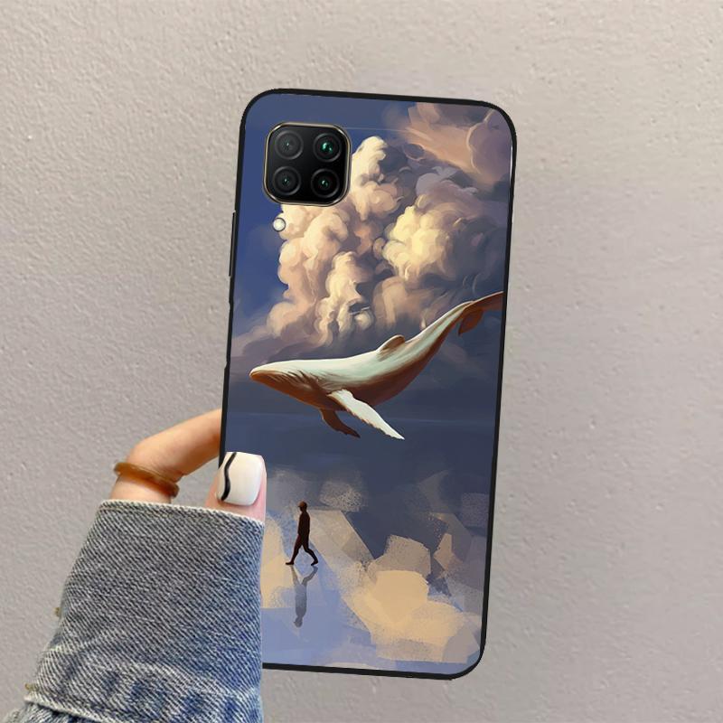 Flying Whale Magical For Huawei Nova Y70 Y90 Y60 Y73 Y72 Y61 Y91 12s 12i 11i 8i 9 10 SE P40 Lite P60 P30 Pro Case