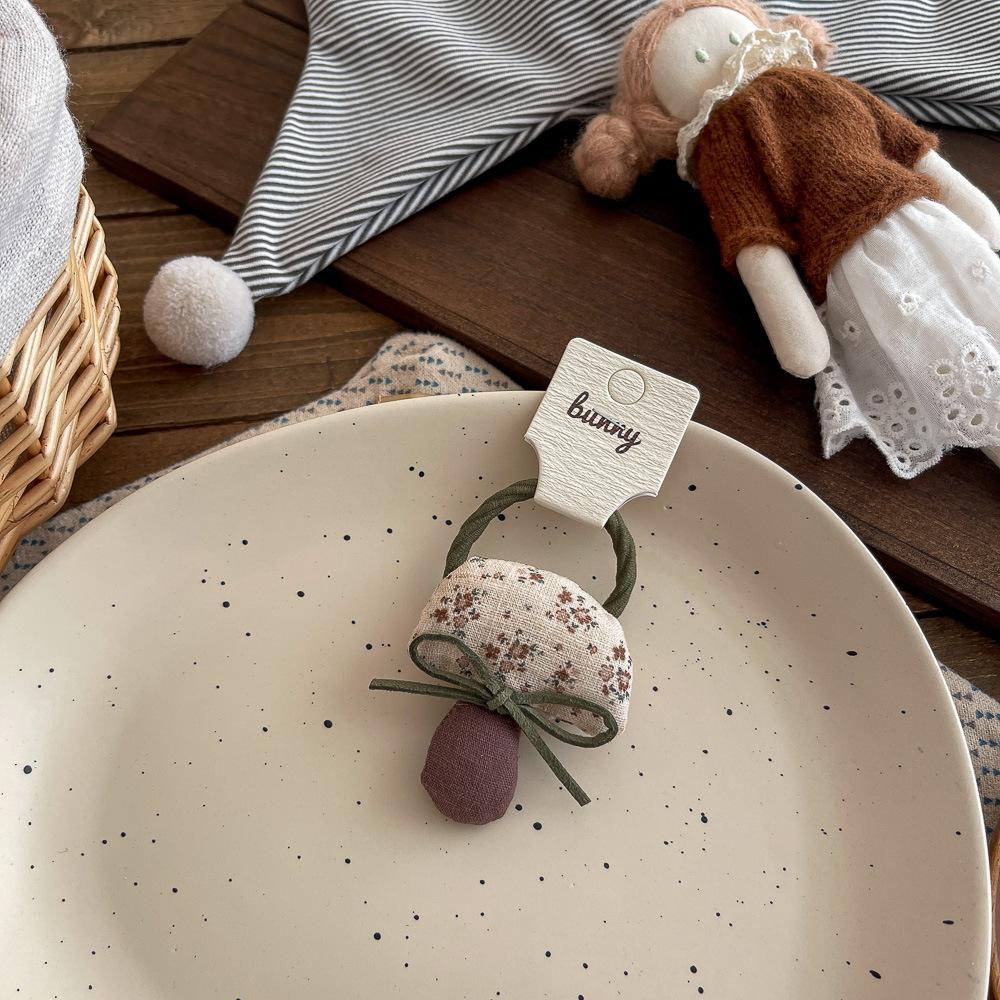 Polka Dot Love Bow Hair Rope Tie Children's Elastic Hair Band Rubber Band Ponytail Holder Elastic Headband Girl Hair Accessories