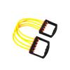 Chest Expander Muscle Puller Elastics Band Multicolored Workmanship Compact Size Long-lasting Resilience Aid Holes