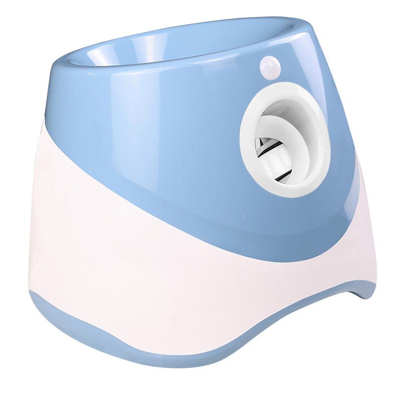 Hundespielzeug Tenniswerfer Automatisch Mit 3 Bällen Haustiere Hunde Jagdspielzeug Interaktives Flipper-Design Wiederaufladbar Tennisball Katapult